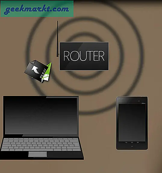 Senden Sie Dateien vom Computer über WLAN an Android