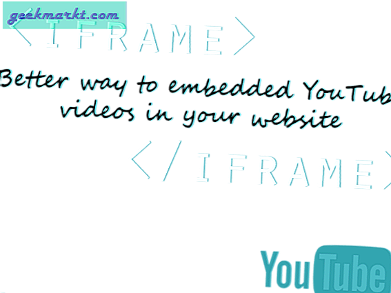 Effektiver Weg zum Einbetten von YouTube-Videos