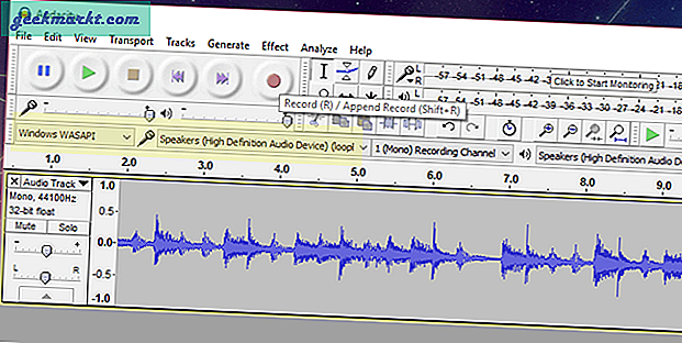Nehmen Sie Audio auf, das ohne Stereomix von Ihrem PC kommt
