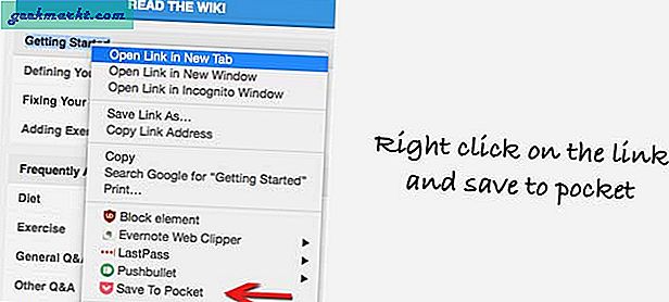So verwenden Sie Pocket (Read Later App) effektiv
