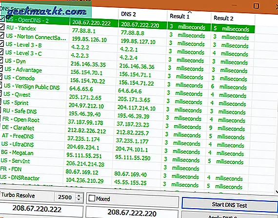 3 besten DNS-Benchmarking-Tools, um den schnellsten DNS-Server zu finden