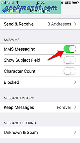 iPhone sendet keine Textnachrichten? Hier sind 12 Möglichkeiten, dies zu beheben