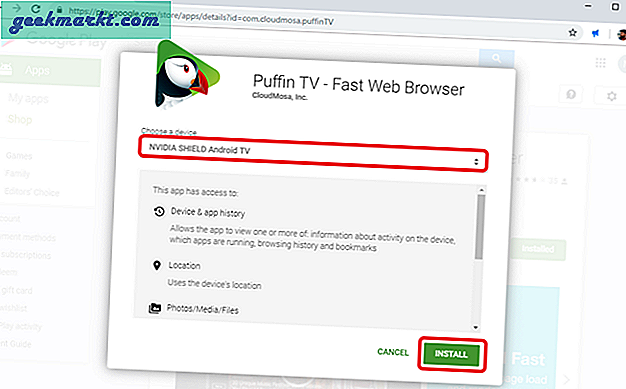 So installieren Sie den Chrome Browser auf Android TV