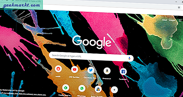 So legen Sie einen benutzerdefinierten Hintergrund als neue Chrome-Registerkarte fest
