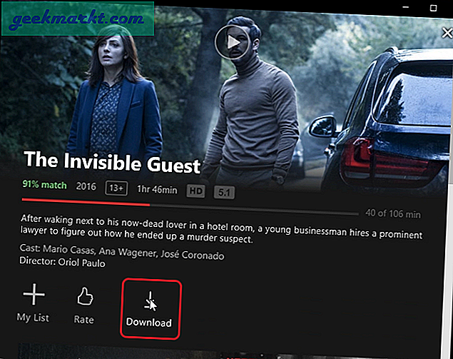 So laden Sie Netflix-Filme auf den Mac herunter