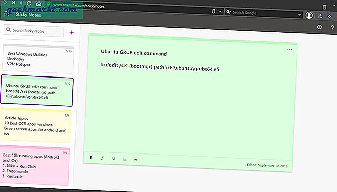 6 besten Haftnotizen für Ubuntu, um schnelle Notizen zu machen