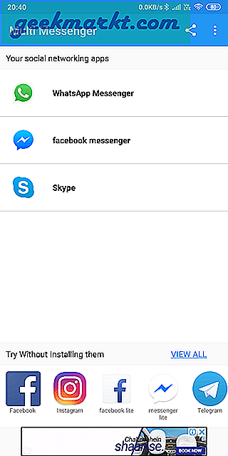 Hier sind einige der besten All-in-One-Messenger-Apps für Android- und iOS-Smartphone-Benutzer. Chatten Sie jetzt auf derselben Plattform mit derselben App.