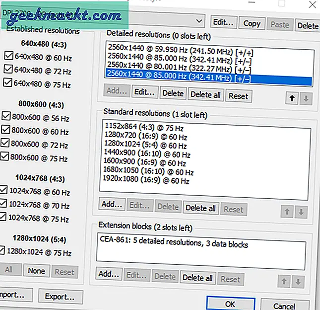 CRU Monitor Overclocking und wie geht das?