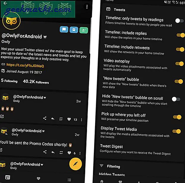 Probieren Sie einige der besten Twitter-Apps für Android aus und Sie werden eine finden, selbst für die umständlichsten Hochtöner der Welt.