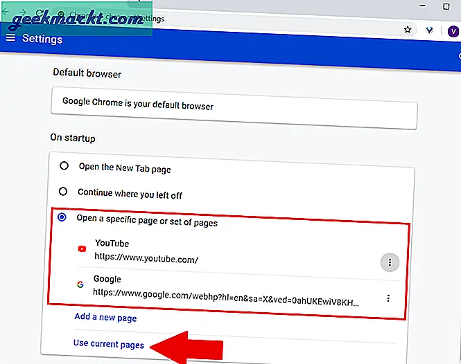 Möchten Sie dieselbe Sitzung und dieselben Registerkarten in Chrome öffnen, in denen Sie aufgehört haben? So stellen Sie die Google Chrome-Registerkarten nach jedem Neustart wieder her.