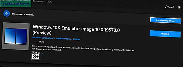 Verwendung des Windows 10X-Emulators unter Windows 10