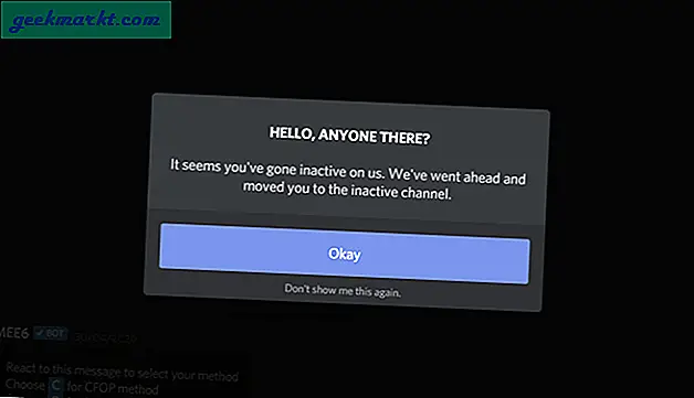 So richten Sie einen inaktiven Kanal (AFK-Kanal) bei Discord ein