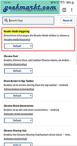 Chrome hat eine versteckte Einstellung in den Chrome-Flags, um sie zu deaktivieren. Darüber hinaus können Sie festlegen, dass nur angezeigt wird, wenn die Seite nicht für Handys geeignet ist, sodass wir die Funktion nutzen können, ohne jedes Mal abgelenkt zu werden.