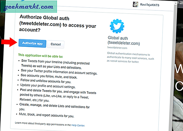 So löschen Sie Ihre Retweets automatisch