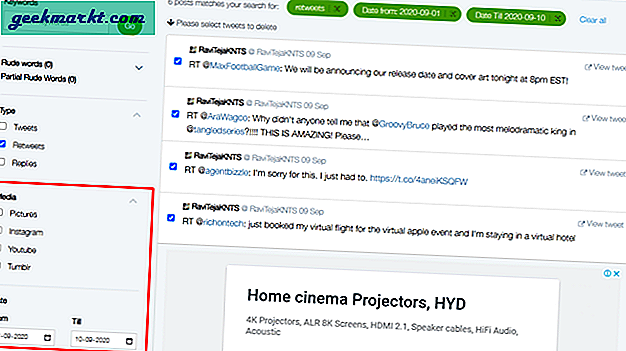 So löschen Sie Ihre Retweets automatisch