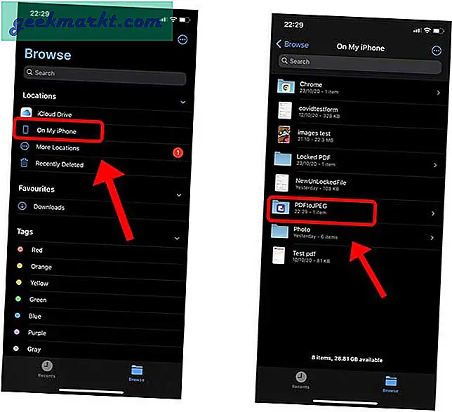 Haben Sie ein PDF mit einigen Bildern, die Sie separat herunterladen möchten? Hier ist eine einfache Möglichkeit, Bilder aus einem PDF auf einem iPhone zu extrahieren. Lesen Sie wie.