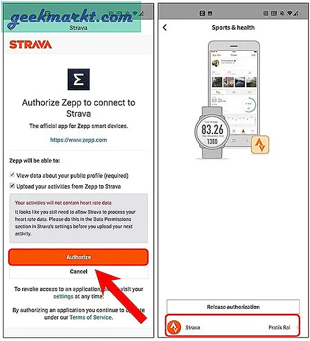 So synchronisieren Sie Strava mit Mi Band ohne eine Drittanbieter-App