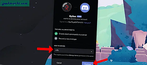 Erfahren Sie hier alles über die Verwendung von Rhytm Bot auf Discord, die Verwaltung von Songs, Befehlen und schließlich das Entfernen dieses Bots (schwierig).