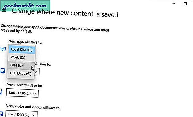 So ändern Sie den Microsoft Store-Download-Speicherort für die Installation von Apps