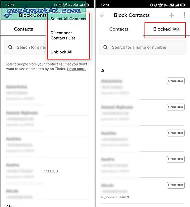 3 Möglichkeiten, jemanden auf Zunder zu blockieren und ihn daran zu hindern, Sie zu finden