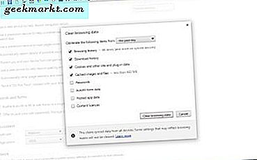 So löschen Sie den Google Chrome-Cache