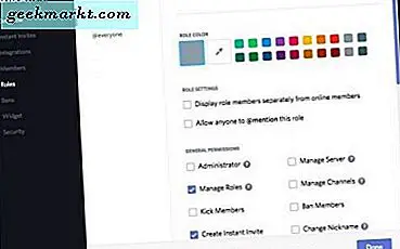 Hinzufügen, Verwalten und Löschen von Rollen in Discord