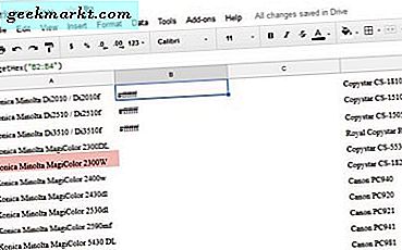 So filtern Sie nach Farbe in Google Tabellen