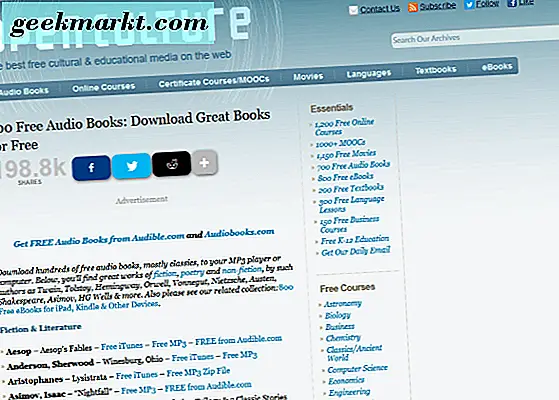 Sieben Websites zum Herunterladen kostenloser Hörbücher