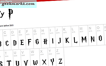 Wo finde ich den Harry Potter Font?