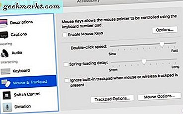 So verkleinern Sie den Mac und andere Eingabehilfen