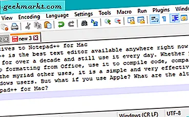 Alternativen zu Notepad ++ für Mac