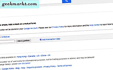 So verwenden Sie Google Finance Portfolio