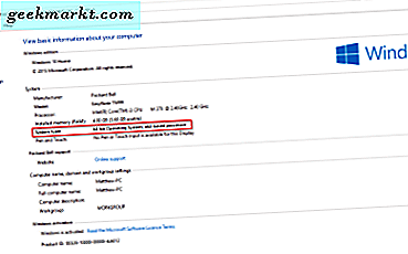 So überprüfen Sie, ob Windows 10 32 oder 64 Bit ist