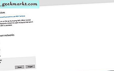 So löschen Sie WLAN-Netzwerke in Windows 10