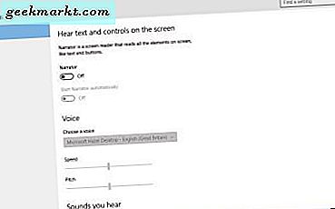 Deaktivieren des Erzählers in Windows 10
