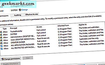 Was zu tun ist, wenn Sie sehen, dass Sie die Berechtigung zum Ausführen dieser Aktion benötigen